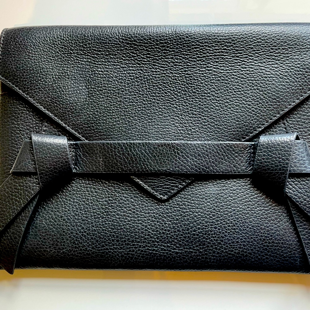 BCBG envelope clutch.